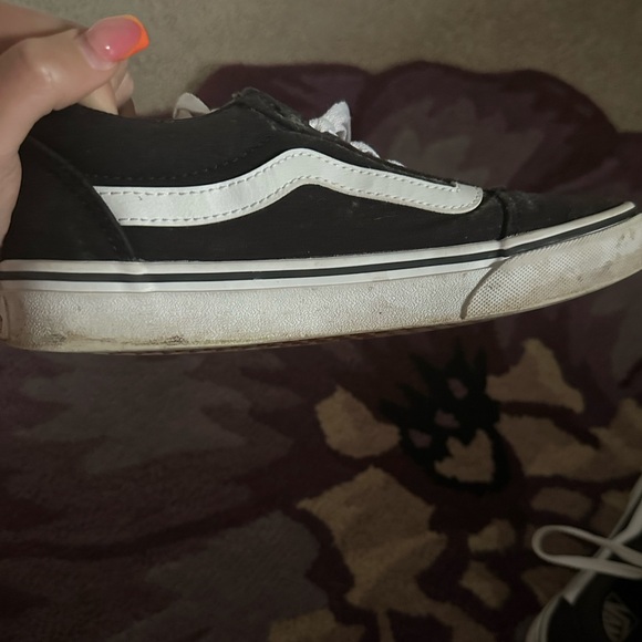 Black Vans Size 8 W - Picture 5 of 8